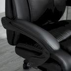 Silla de oficina ejecutiva de respaldo alto Silla de escritorio ejecutiva para ordenador con altura ajustable y reposapiés retráctil