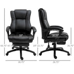 Silla de oficina ejecutiva de respaldo alto Silla de escritorio ejecutiva para ordenador con altura ajustable y reposapiés retráctil