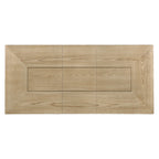 Mesa de comedor extensible marrón para 4-8 personas, estilo rústico con tablero desmontable