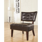 Modern 31  Button Tufted Accent Chair with Kiln-Dried Hardwood Frame and Oversized Seat