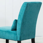 Sillón decorativo sin brazos de chenilla multicolor, 1 asiento