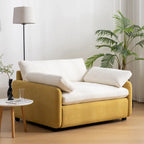 50  Oversized Chenille Upholstered Single Sofa Chair