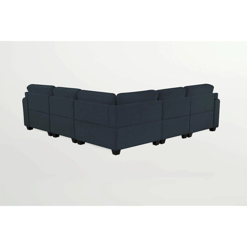 Sofá modular reversible de combinación flexible