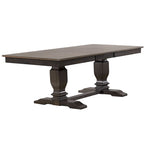 Mesa de comedor de pedestal doble multicolor, con capacidad para 6-8 personas