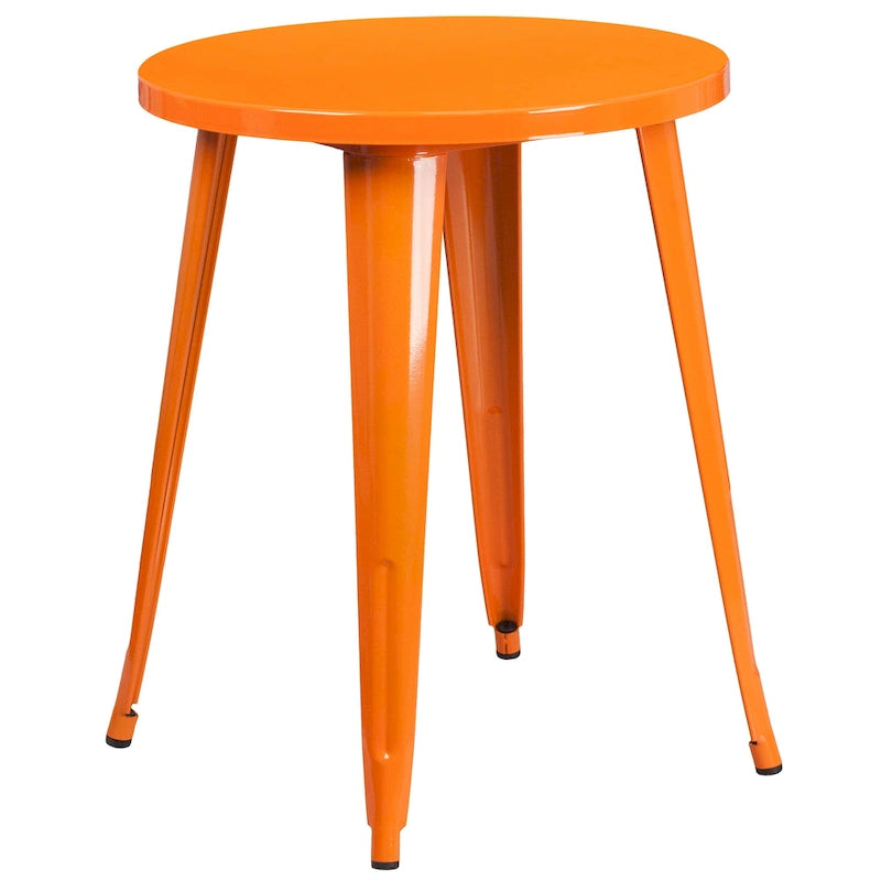 Juego de bistró de metal negro/multicolor, 2 asientos, interior/exterior