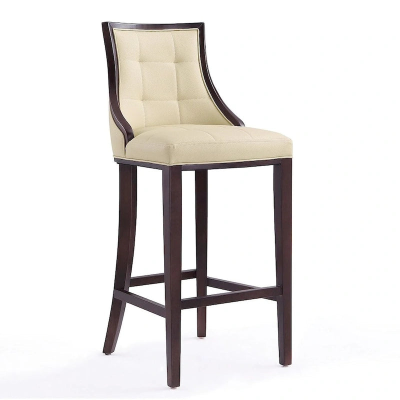 Taburete de bar tradicional, juego de 3 — Blanco perla / Bronce / Crema / Gris guijarro / Gris claro