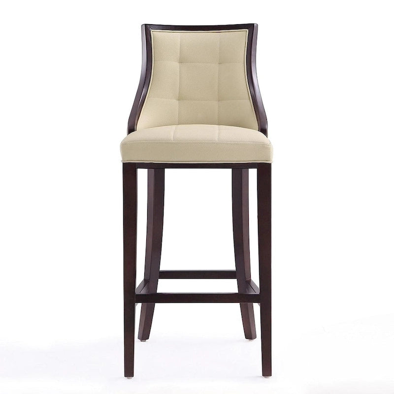 Taburete de bar tradicional, juego de 3 — Blanco perla / Bronce / Crema / Gris guijarro / Gris claro