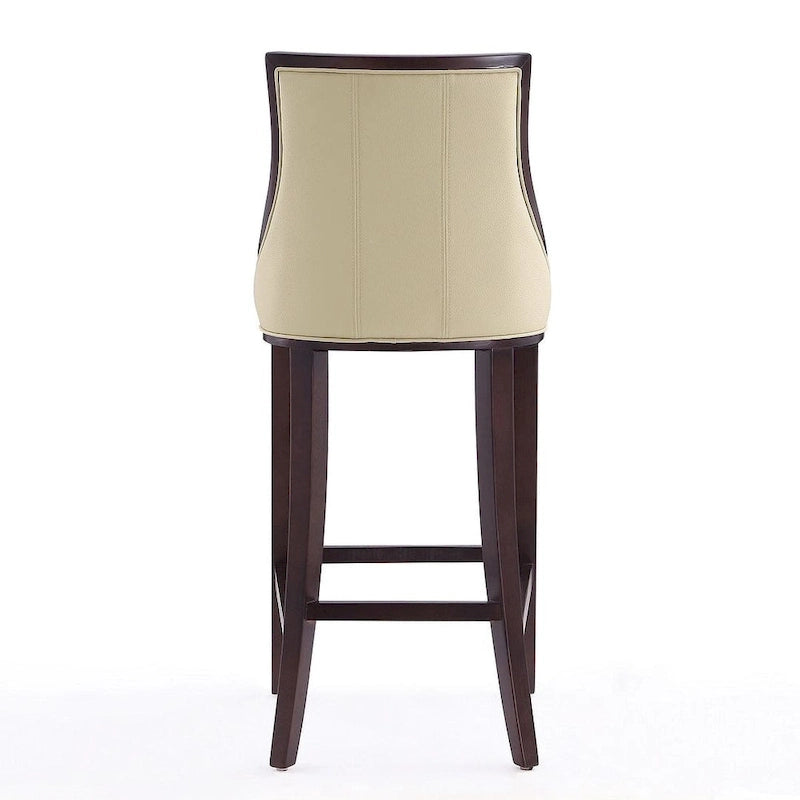 Taburete de bar tradicional, juego de 3 — Blanco perla / Bronce / Crema / Gris guijarro / Gris claro