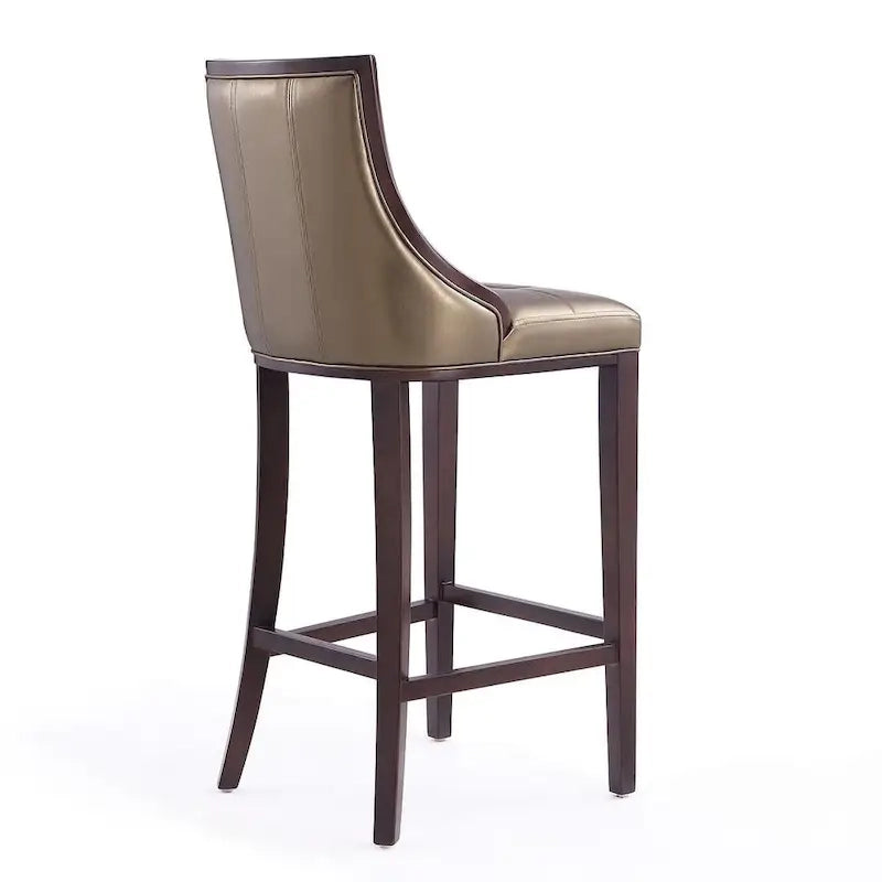 Taburete de bar tradicional, juego de 3 — Blanco perla / Bronce / Crema / Gris guijarro / Gris claro