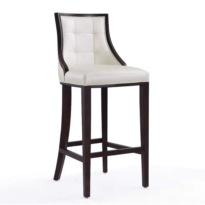 Taburete de bar tradicional, juego de 3 — Blanco perla / Bronce / Crema / Gris guijarro / Gris claro