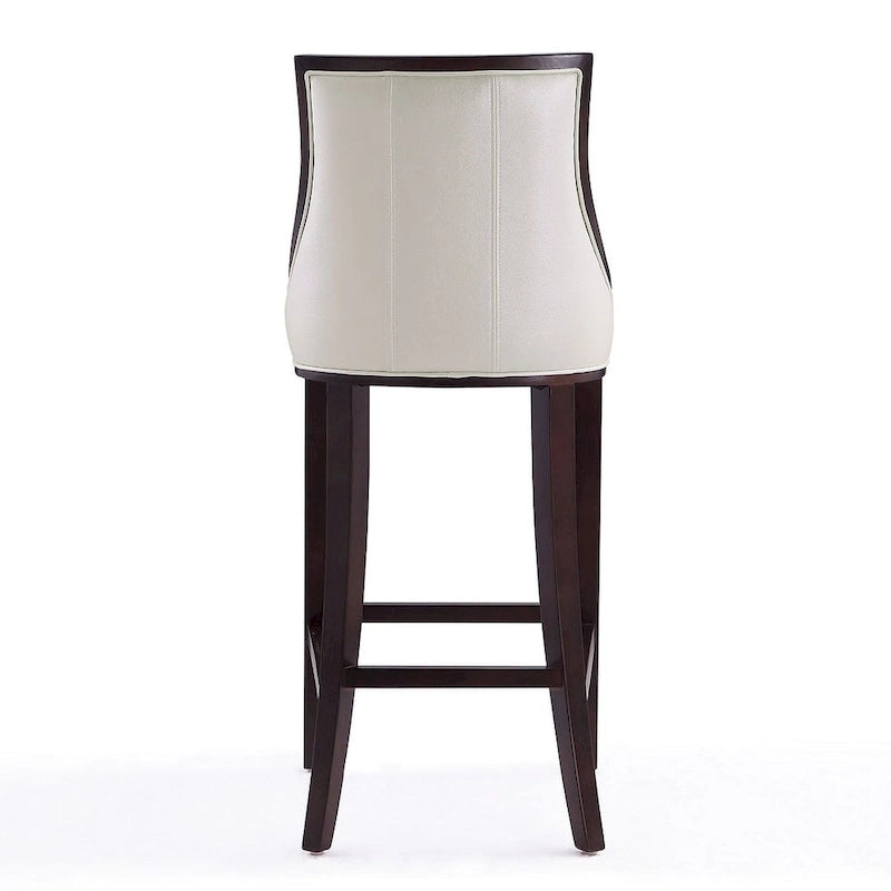 Taburete de bar tradicional, juego de 3 — Blanco perla / Bronce / Crema / Gris guijarro / Gris claro