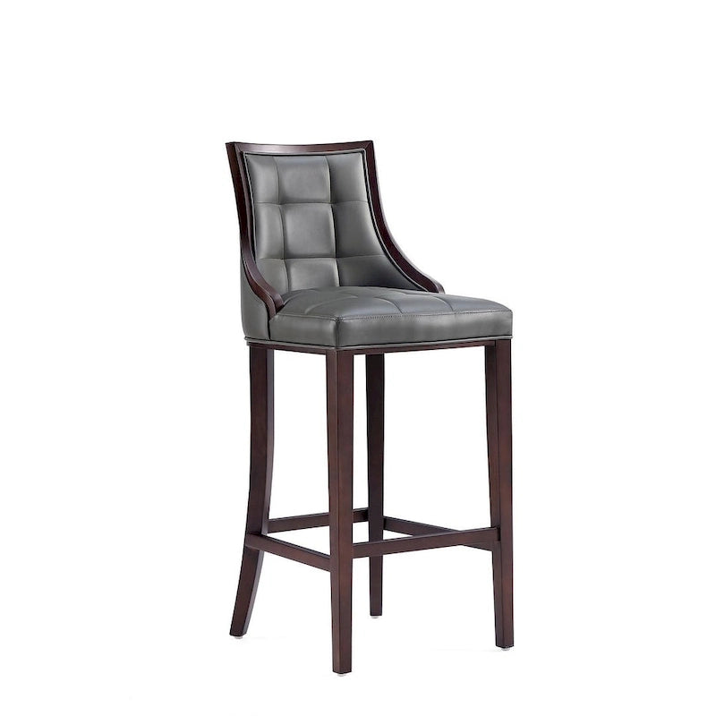 Taburete de bar tradicional, juego de 3 — Blanco perla / Bronce / Crema / Gris guijarro / Gris claro