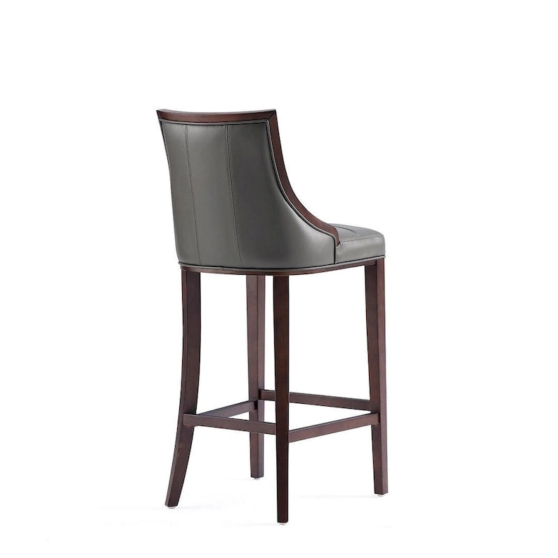 Taburete de bar tradicional, juego de 3 — Blanco perla / Bronce / Crema / Gris guijarro / Gris claro