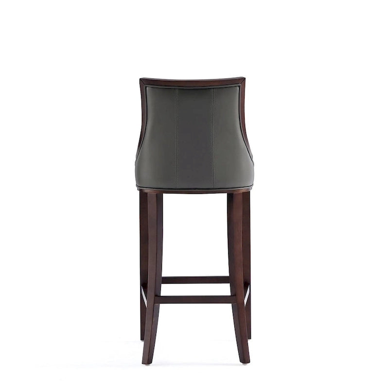 Taburete de bar tradicional, juego de 3 — Blanco perla / Bronce / Crema / Gris guijarro / Gris claro