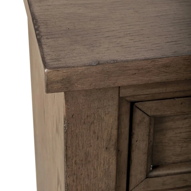 Cómoda Americana Farmhouse Dusty Taupe de 9 Cajones