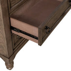 Cómoda Americana Farmhouse Dusty Taupe de 9 Cajones