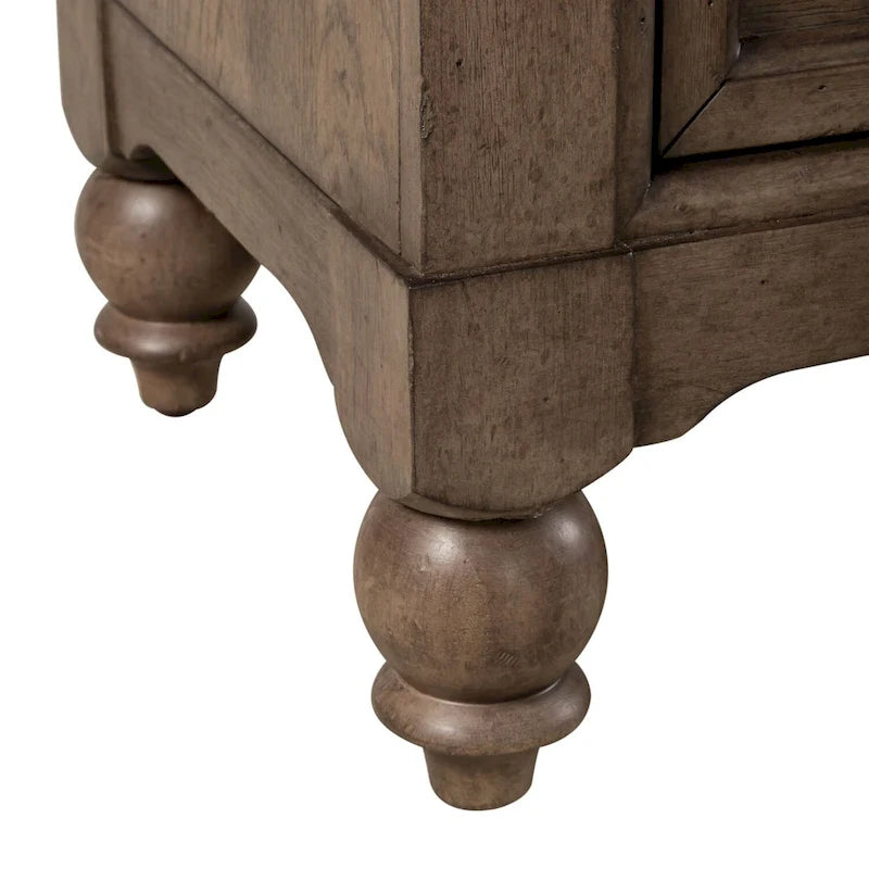 Cómoda Americana Farmhouse Dusty Taupe de 9 Cajones