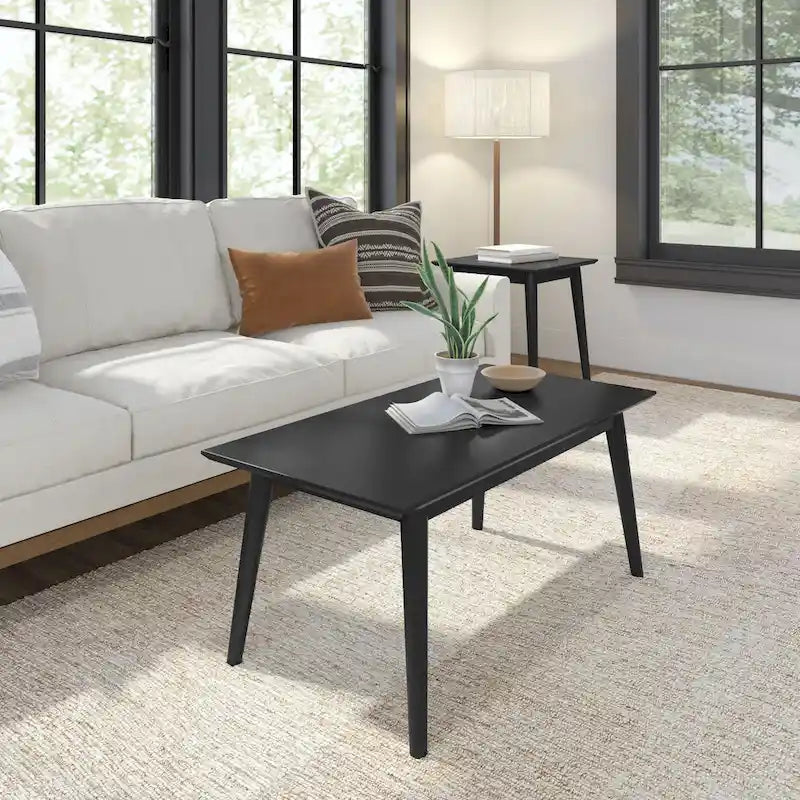 Plank and Beam Mid-Century Rectangular Coffee Table - 40 