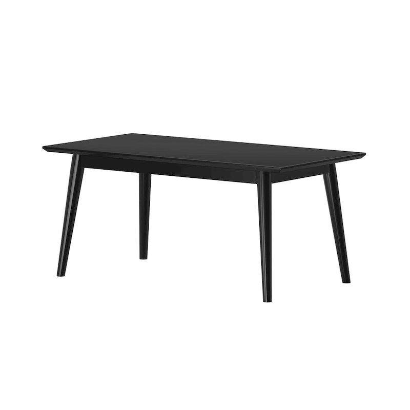 Mesa de centro rectangular de nogal americano/nogal negro/pacana de mediados de siglo, 1 asiento, 40"