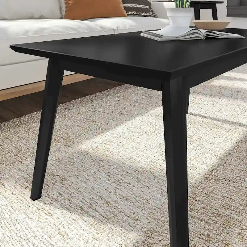 Mesa de centro rectangular de nogal americano/nogal negro/pacana de mediados de siglo, 1 asiento, 40"