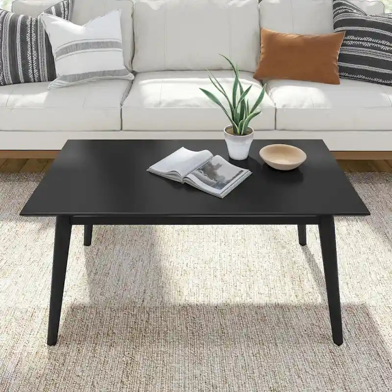 Mesa de centro rectangular de nogal americano/nogal negro/pacana de mediados de siglo, 1 asiento, 40"