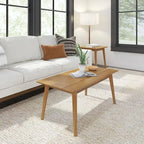 Mesa de centro rectangular de nogal americano/nogal negro/pacana de mediados de siglo, 1 asiento, 40"