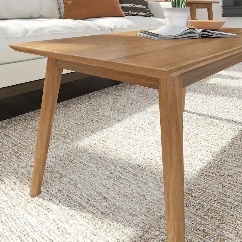Mesa de centro rectangular de nogal americano/nogal negro/pacana de mediados de siglo, 1 asiento, 40"