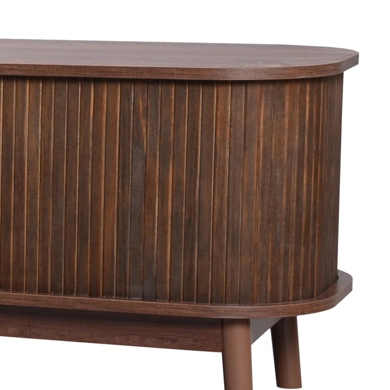 Mueble de TV de ratán natural, 2 colores, para televisores de hasta 75 pulgadas