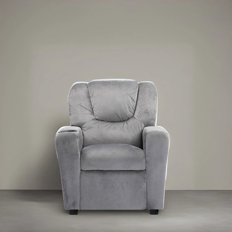 Sillón reclinable para niños con portavasos, 1 asiento