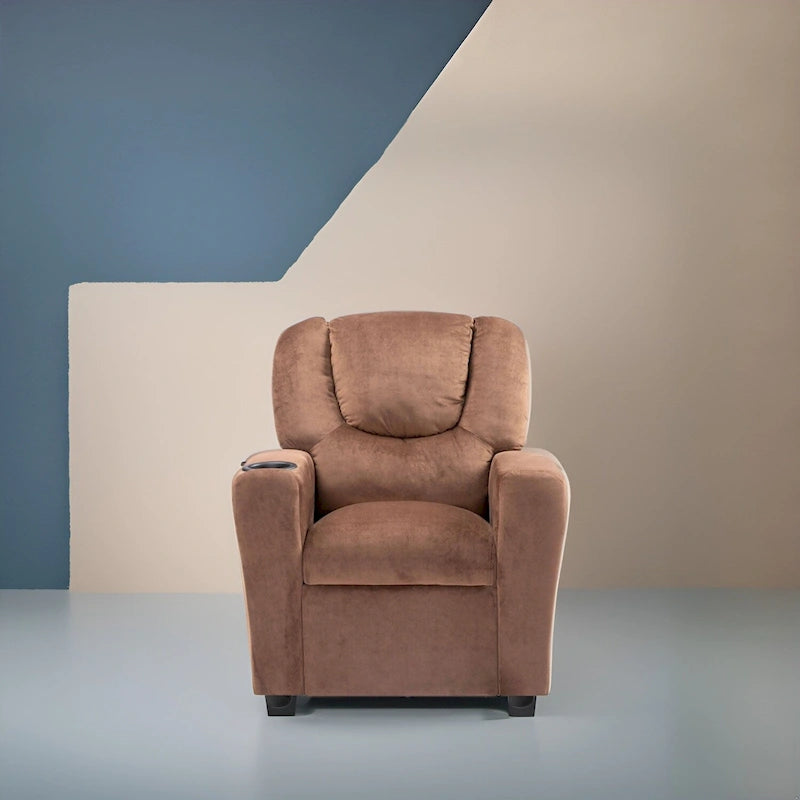 Sillón reclinable para niños con portavasos, 1 asiento