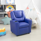 Sillón reclinable para niños con portavasos, 1 asiento