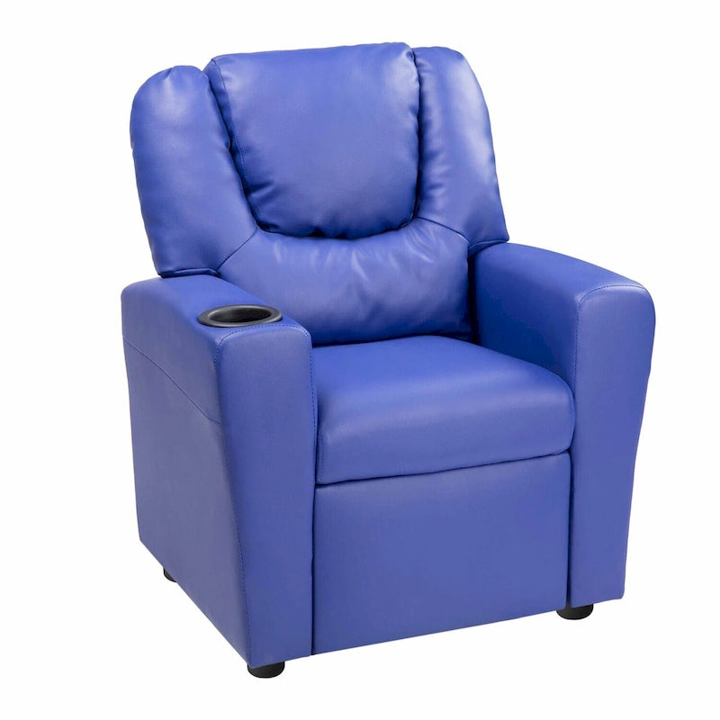 Sillón reclinable para niños con portavasos, 1 asiento