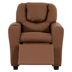 Sillón reclinable para niños con portavasos, 1 asiento