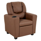 Sillón reclinable para niños con portavasos, 1 asiento