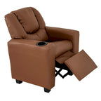 Sillón reclinable para niños con portavasos, 1 asiento
