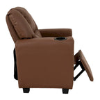 Sillón reclinable para niños con portavasos, 1 asiento