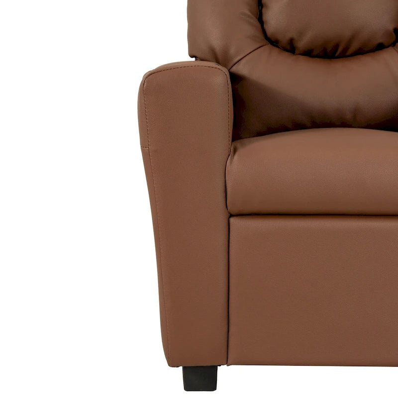 Sillón reclinable para niños con portavasos, 1 asiento