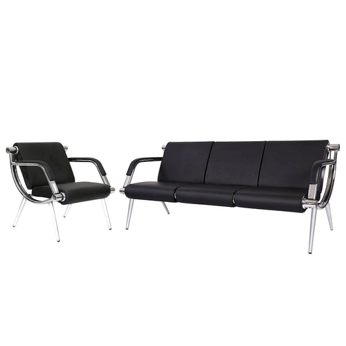 Kinbor Waiting Room Chair Office Chair, Reception Bench Guest Chair for Airport, Office, Salon, Bank, Hospital