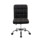 Silla de oficina giratoria de tela capitoné azul/gris/rojo/negro, 1 persona