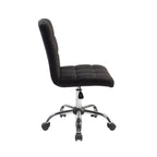 Silla de oficina giratoria de tela capitoné azul/gris/rojo/negro, 1 persona