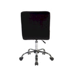 Silla de oficina giratoria de tela capitoné azul/gris/rojo/negro, 1 persona