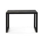 Mesa Consola Moderna de Metal Negro — 1 Persona