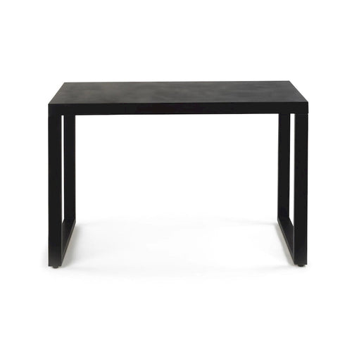 Mesa Consola Moderna de Metal Negro — 1 Persona