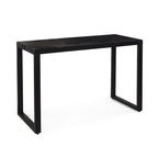 Mesa Consola Moderna de Metal Negro — 1 Persona