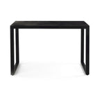 Mesa Consola Moderna de Metal Negro — 1 Persona