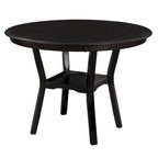 Juego de comedor de 5 piezas para 4 personas color marrón espresso