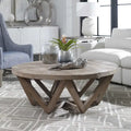Uttermost Kendry 48  Diameter Java Wood Coffee Table