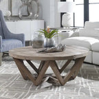 Uttermost Kendry 48  Diameter Java Wood Coffee Table