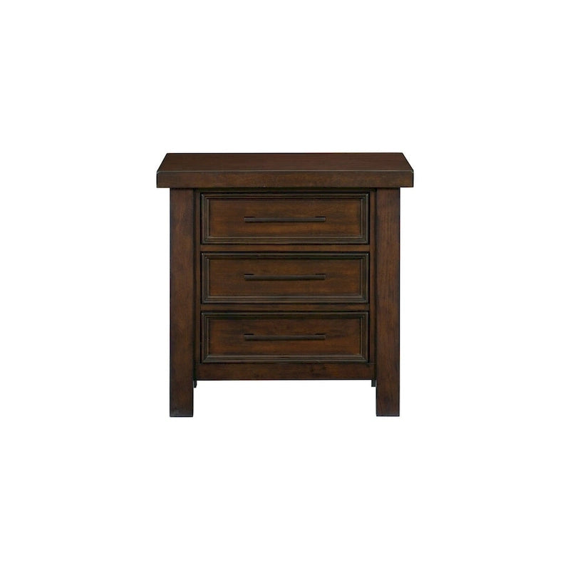 Juego de dormitorio de 5 piezas con plataforma trineo marrón – Queen/King