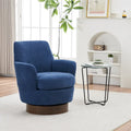 Sillón giratorio de poliéster con base de acero inoxidable